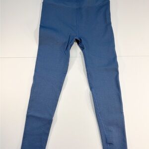 Spiritual Gangster Ribbed Blue Leggings